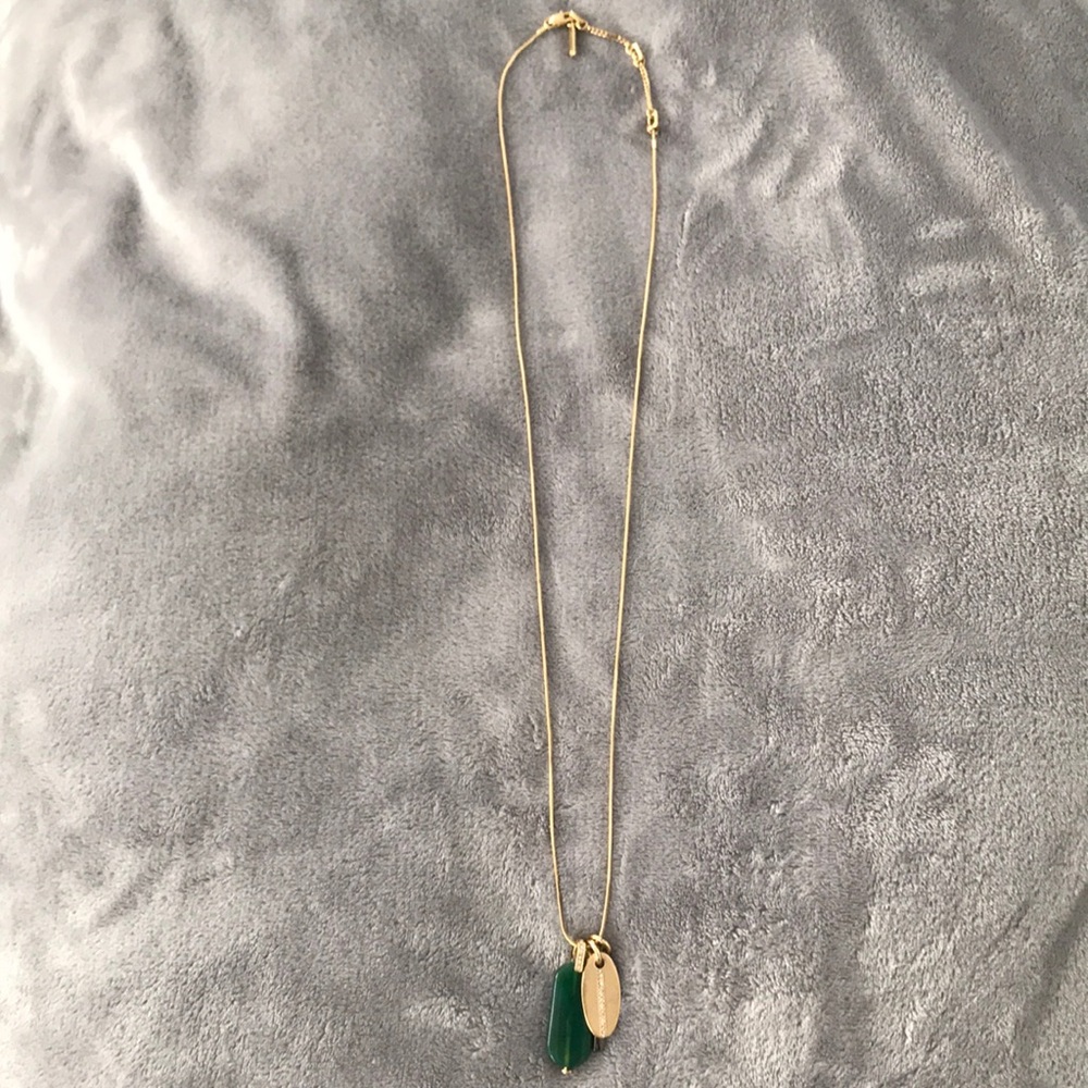Kenneth Cole Green Statement Necklace